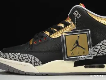 Hyperoad Gold” 3 Air “Black Jordan 0508